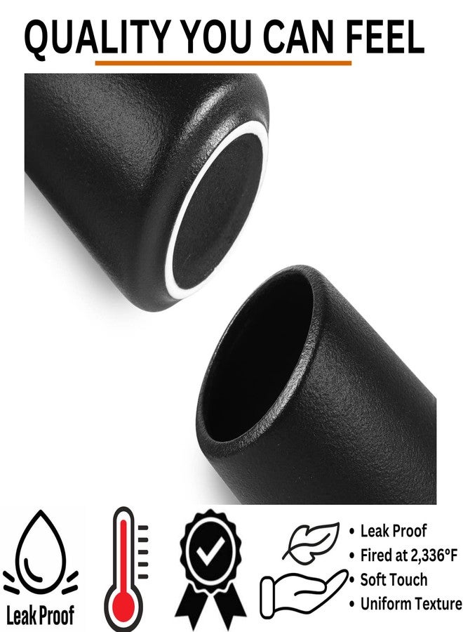 DECORPIA Premium Quality Black Ceramic flower Vase | Home Decor, Vases for Flowers, Farmhouse, Modern, Aesthetic, Bohemian, Pampas Vase - Image 2
